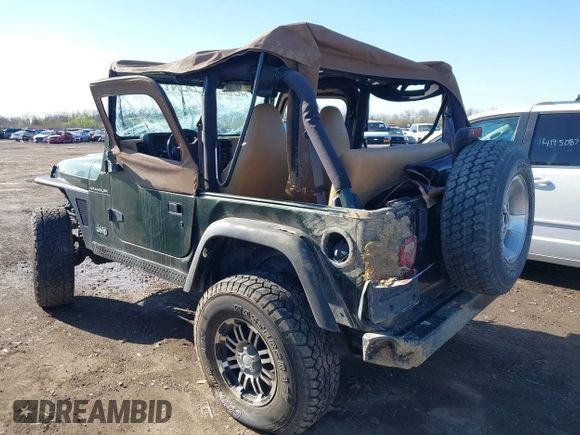 1998 Jeep Wrangler SE with VIN 1J4FY29P6WP709203, listed as a IAAI auction lot 41962877 with 1 mi miles. Bid and sale history available at carsss.com. Image 3.