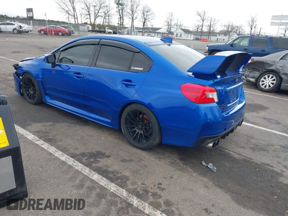 2016 Subaru WRX with VIN JF1VA1B64G9829384, listed as a IAAI auction lot 41811036 with 108,450 mi miles. Bid and sale history available at carsss.com. Image 3.