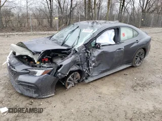 2024 Subaru WRX Premium z VIN JF1VBAH68R9812756, wystawiony jako Copart lot #49460095 z przebiegiem Nie podano mil oraz Szkoda całkowita • Salvage title. Historia ofert i sprzedaży dostępna na DreamBid. Obrazek 1.