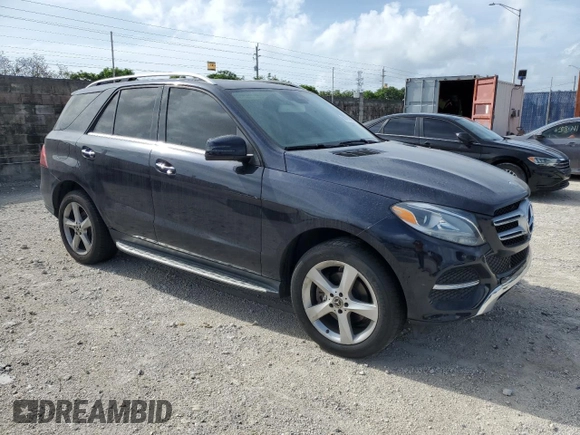 2017 Mercedes-Benz GLE 350 with VIN 4JGDA5JB4HA909503, listed as a Copart auction lot 60791885 with 108,610 mi miles and Salvage title. Bid and sale history available at DreamBid. Image 4.