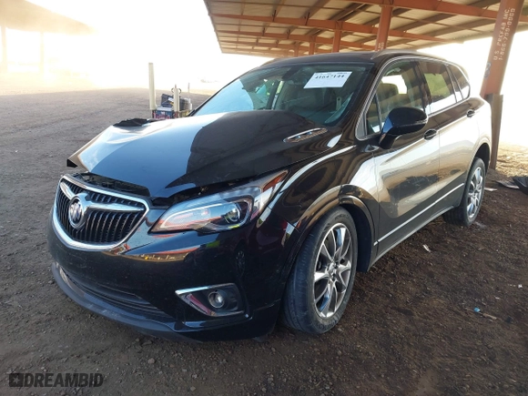 2020 Buick Envision Essence with VIN LRBFXCSAXLD193654, listed as a IAAI auction lot 41647144 with 32,989 mi miles. Bid and sale history available at carsss.com. Image 2.