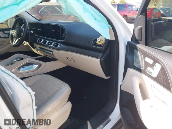 2021 Mercedes-Benz GLS 580 with VIN 4JGFF8GE9MA566937, listed as a IAAI auction lot 41823174 with 61,404 mi miles and . Bid and sale history available at DreamBid. Image 5.