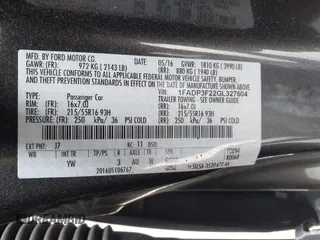 2016 Ford Focus SE z VIN 1FADP3F22GL327604, wystawiony jako IAAI lot #42319889 z przebiegiem 97 736 mil mil oraz . Historia ofert i sprzedaży dostępna na DreamBid. Obrazek 9.
