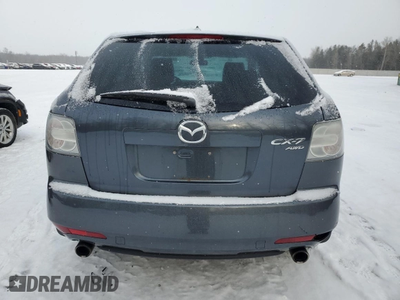 2011 Mazda CX-7 S Touring with VIN JM3ER4C39B0408015, listed as a Copart auction lot 88881795 with 198,819 mi miles and Clean Title. Bid and sale history available at DreamBid. Image 6.