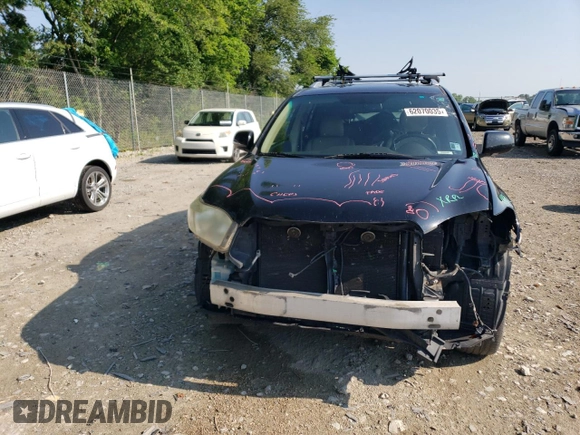 2009 Toyota Highlander Limited with VIN JTEDS42A092088408, listed as a Copart auction lot 62070035 with 201,260 mi miles and Salvage title. Bid and sale history available at DreamBid. Image 5.