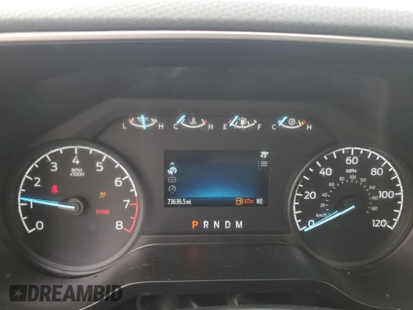 2023 Ford F-150 XL with VIN 1FTMF1C58PKE69431, listed as a Copart auction lot 63713925 with 73,636 mi miles and Clean title. Bid and sale history available at DreamBid. Image 9.