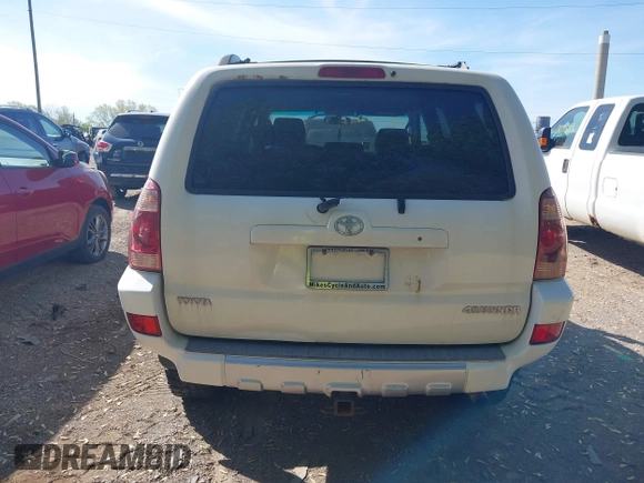 2004 Toyota 4Runner SR5 with VIN JTEBU14R240051707, listed as a IAAI auction lot 42142313 with 222,646 mi miles and . Bid and sale history available at DreamBid. Image 16.
