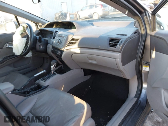 2012 Honda Civic EX-L with VIN 2HGFB2F9XCH587038, listed as a IAAI auction lot 41337259 with 114,520 mi miles and . Bid and sale history available at DreamBid. Image 5.