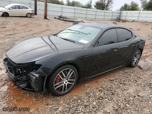 2021 Maserati Ghibli S with VIN ZAM57YSA3M1358288, listed as a Copart auction lot 81095184 with 0 mi miles and Salvage Title. Bid and sale history available at carsss.com. Image 1.