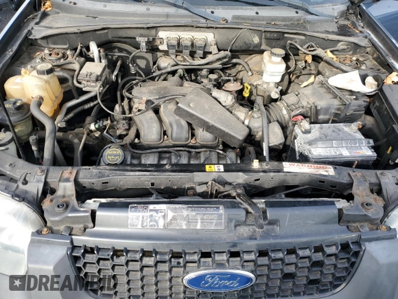 2006 Ford Escape XLT with VIN 1FMYU93166KA28586, listed as a Copart auction lot 43687055 with 185,066 mi miles and Salvage Title. Bid and sale history available at carsss.com. Image 11.