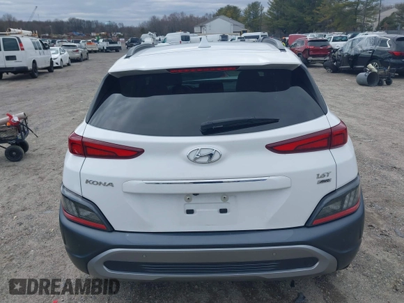2022 Hyundai Kona Limited with VIN KM8K5CA39NU791533, listed as a IAAI auction lot 41738274 with 50,379 mi miles. Bid and sale history available at carsss.com. Image 16.