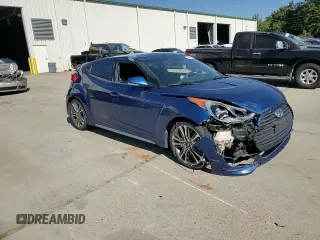 2016 Hyundai Veloster Turbo with VIN KMHTC6AE4GU286497, listed as a Copart auction lot 75417414 with 83,403 mi miles and Salvage Title. Bid and sale history available at carsss.com. Image 11.