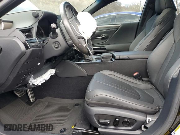 2022 Lexus ES 350 F Sport with VIN 58AGZ1B10NU132695, listed as a Copart auction lot 53422605 with 28,811 mi miles and Non repairable. Bid and sale history available at DreamBid. Image 7.