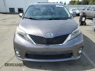 2017 Toyota Sienna SE with VIN 5TDXZ3DCXHS771231, listed as a Copart auction lot 50169225 with 81,910 mi miles and Salvage Title. Bid and sale history available at carsss.com. Image 5.