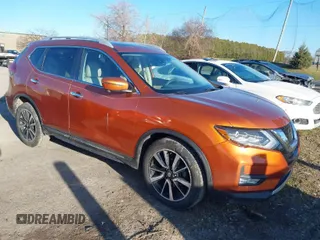 2017 Nissan Rogue SV with VIN 5N1AT2MV5HC813322, listed as a IAAI auction lot 41899437 with 43,369 mi miles. Bid and sale history available at carsss.com. Image 1.