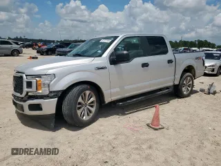 2018 Ford F-150 XL with VIN 1FTEW1CP6JKG03382, listed as a Copart auction lot 61377355 with 91,051 mi miles and Salvage title. Bid and sale history available at DreamBid. Image 1.