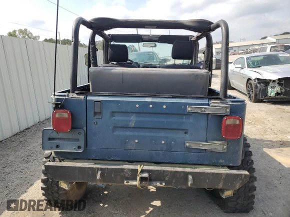 1997 Jeep Wrangler Sport with VIN 1J4FY19S8VP455362, listed as a Copart auction lot 75990644 with 236,347 mi miles and Salvage Title. Bid and sale history available at carsss.com. Image 6.