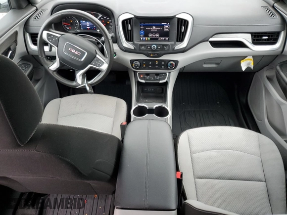 2023 GMC Terrain SLE with VIN 3GKALMEG2PL166613, listed as a Copart auction lot 89016215 with 14,073 mi miles and Salvage Title. Bid and sale history available at DreamBid. Image 8.