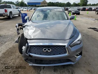 2024 Infiniti Q50 Luxe with VIN JN1EV7BR6RM630092, listed as a Copart auction lot 56903184 with 4,846 mi miles and Salvage Title. Bid and sale history available at DreamBid. Image 5.