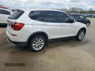 2017 BMW X3 xDrive28i z VIN 5UXWX9C58H0T09176, wystawiony jako Copart lot #53378805 z przebiegiem 116 503 mil mil oraz Czysty tytuł • Clean title. Historia ofert i sprzedaży dostępna na DreamBid. Obrazek 3.
