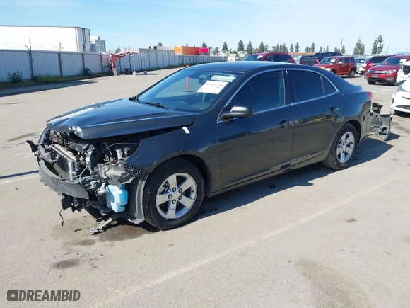 2015 Chevrolet Malibu LS with VIN 1G11A5SL5FF121529, listed as a IAAI auction lot 41823718 with 85,616 mi miles. Bid and sale history available at carsss.com. Image 2.