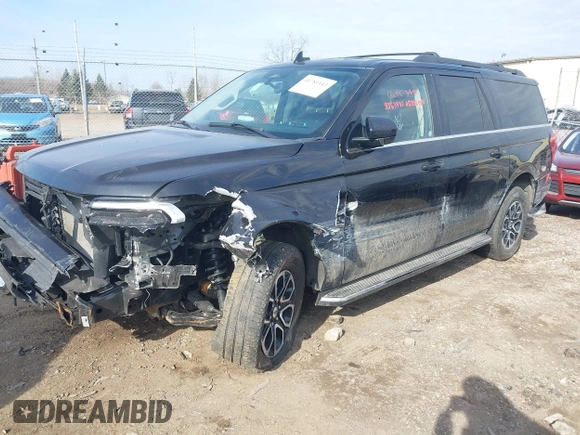 2023 Ford Expedition Max XLT with VIN 1FMJK1J84PEA51292, listed as a IAAI auction lot 41781143 with 55,651 mi miles and . Bid and sale history available at DreamBid. Image 6.