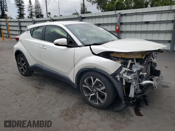 2019 Toyota C-HR XLE with VIN JTNKHMBX5K1014388, listed as a Copart auction lot 55607315 with 80,738 mi miles and Non Repairable. Bid and sale history available at DreamBid. Image 4.