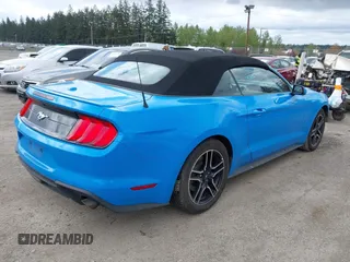 2022 Ford Mustang EcoBoost with VIN 1FATP8UH3N5124691, listed as a IAAI auction lot 42073596 with 40,612 mi miles. Bid and sale history available at carsss.com. Image 4.