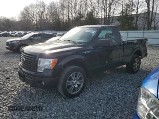 2014 Ford F-150 XL with VIN 1FTMF1EM3EKE15715, listed as a Copart auction lot 51105035 with 150,593 mi miles and Clean Title. Bid and sale history available at carsss.com. Image 1.