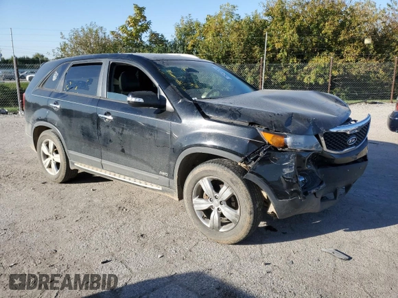 2012 Kia Sorento EX with VIN 5XYKUCA66CG305700, listed as a Copart auction lot 75242524 with 0 mi miles and Salvage Title. Bid and sale history available at carsss.com. Image 4.