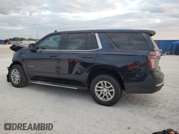 2021 Chevrolet Tahoe LS z VIN 1GNSCMKD5MR229435, wystawiony jako Copart lot #81240864 z przebiegiem 103 660 mil mil oraz Nie do naprawy • Non repairable. Historia ofert i sprzedaży dostępna na DreamBid. Obrazek 2.