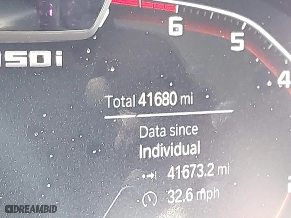 2022 BMW X7 M50i with VIN 5UXCX6C04N9J38729, listed as a IAAI auction lot 40948657 with 41,680 mi miles. Bid and sale history available at carsss.com. Image 16.