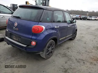 2015 FIAT 500L Urbana Trekking with VIN ZFBCFADH7FZ031660, listed as a Copart auction lot 80941674 with 130,443 mi miles and Clean Title. Bid and sale history available at carsss.com. Image 3.