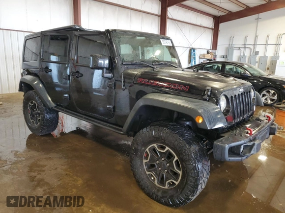 2014 Jeep Wrangler Unlimited Rubicon X with VIN 1C4HJWFG6EL191369, listed as a Copart auction lot 55748165 with 151,522 mi miles and Salvage title. Bid and sale history available at DreamBid. Image 4.
