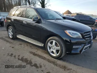 2015 Mercedes-Benz M 400 with VIN 4JGDA5GB5FA499282, listed as a Copart auction lot 42181905 with 102,426 mi miles and Salvage Title. Bid and sale history available at DreamBid. Image 4.