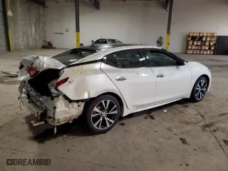 2017 Nissan Maxima SV with VIN 1N4AA6AP8HC440130, listed as a Copart auction lot 83449764 with 80,323 mi miles and Salvage Title. Bid and sale history available at carsss.com. Image 3.