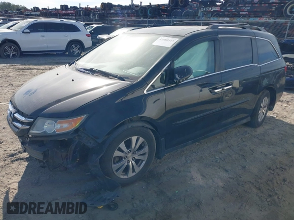 2015 Honda Odyssey EX-L with VIN 5FNRL5H65FB088106, listed as a IAAI auction lot 41880915 with 176,539 mi miles and . Bid and sale history available at carsss.com. Image 17.