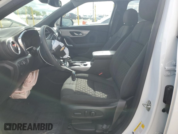 2022 Chevrolet Blazer LT with VIN 3GNKBCR44NS134043, listed as a Copart auction lot 55681025 with 61,590 mi miles and Salvage title. Bid and sale history available at DreamBid. Image 7.