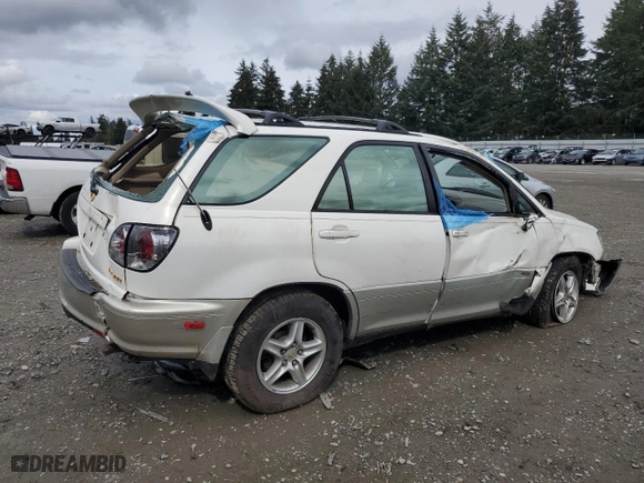 2001 Lexus RX 300 with VIN JTJHF10U610204536, listed as a Copart auction lot 51175725 with 106,448 mi miles and Salvage Title. Bid and sale history available at carsss.com. Image 3.
