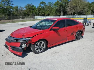 2018 Honda Civic LX with VIN 2HGFC2F51JH533697, listed as a Copart auction lot 47852615 with Not Provided miles and Salvage Title. Bid and sale history available at carsss.com. Image 1.