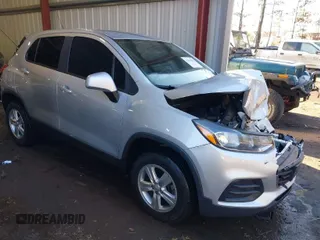2020 Chevrolet Trax LS with VIN 3GNCJNSBXLL218869, listed as a IAAI auction lot 41654418 with 76,769 mi miles. Bid and sale history available at carsss.com. Image 1.