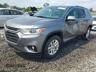 2019 Chevrolet Traverse LT Cloth with VIN 1GNERGKW7KJ199817, listed as a Copart auction lot 59309175 with 30,508 mi miles and Salvage title. Bid and sale history available at DreamBid. Image 1.