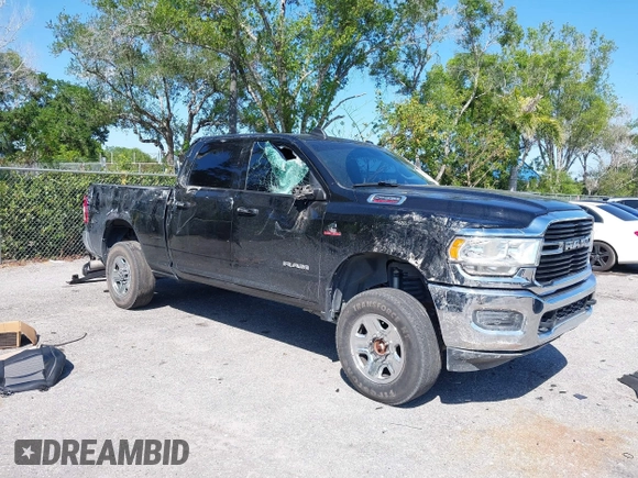 2021 Ram 2500 Big Horn with VIN 3C6UR5DL4MG522440, listed as a IAAI auction lot 41898851 with 94,999 mi miles. Bid and sale history available at carsss.com. Image 1.