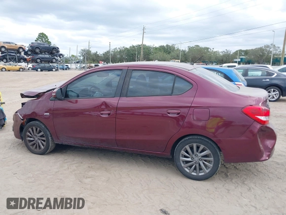 2017 Mitsubishi Mirage G4 SE with VIN ML32F4FJXHHF19834, listed as a IAAI auction lot 41309253 with 101,491 mi miles. Bid and sale history available at carsss.com. Image 14.