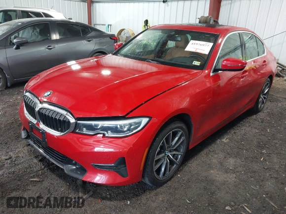 2021 BMW 3 Series 330i xDrive with VIN 3MW5R7J01M8C03295, listed as a IAAI auction lot 41976977 with 23,745 mi miles. Bid and sale history available at carsss.com. Image 17.