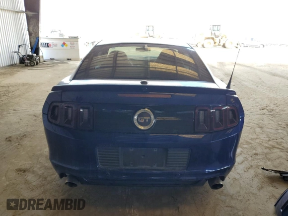 2014 Ford Mustang GT with VIN 1ZVBP8CF2E5327767, listed as a Copart auction lot 56540555 with 104,487 mi miles and Salvage title. Bid and sale history available at DreamBid. Image 6.