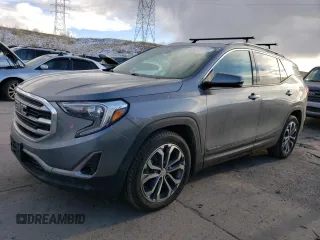 2020 GMC Terrain SLT with VIN 3GKALVEX6LL345320, listed as a Copart auction lot 84639284 with 57,412 mi miles and Salvage Title. Bid and sale history available at DreamBid. Image 1.