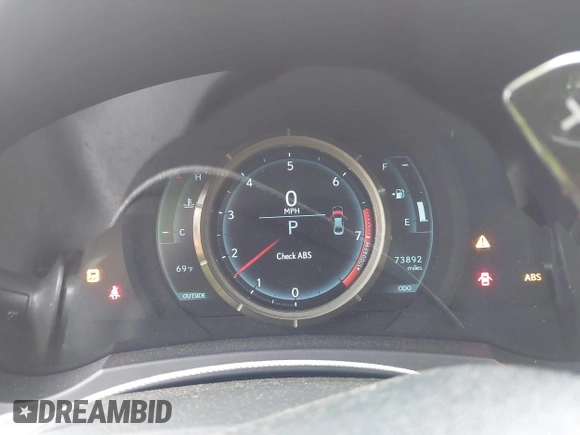2016 Lexus IS 350 with VIN JTHBE1D20G5027481, listed as a IAAI auction lot 42185439 with 73,892 mi miles and . Bid and sale history available at DreamBid. Image 7.