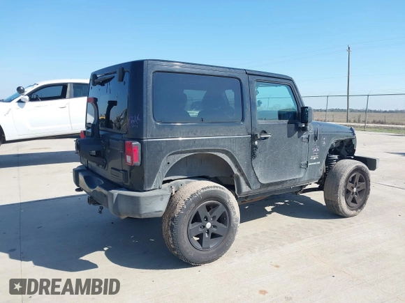 2016 Jeep Wrangler Sahara with VIN 1C4AJWBG4GL345281, listed as a IAAI auction lot 41570749 with 108,369 mi miles and . Bid and sale history available at DreamBid. Image 4.