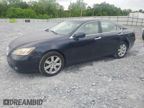 2007 Lexus ES 350 with VIN JTHBJ46G972133791, listed as a Copart auction lot 54972925 with 124,334 mi miles and Clean Title. Bid and sale history available at carsss.com. Image 1.